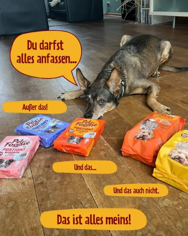 Anfassen auf eigene Gefahr. 👀

www.petfoodie.de