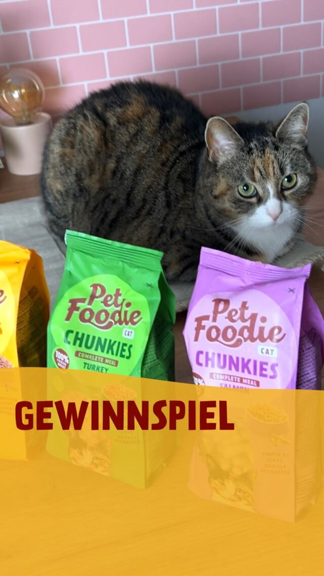 ‼️ GEWINNSPIEL BEENDET ‼️ Die Gewinner wurden benachrichtigt. Danke für eure Teilnahme ❤️

—————

Wir verlosen zwei unserer beliebten PetFoodie Kennenlernsets – 1x das Chunkies-Set für Katzen bestehend aus den Sorten Chicken, Turkey und Salmon und 1x das Chunkies-Set für Hunde in den Sorten Duck, Beef, Lamb und Chicken.

Was ihr dafür tun müsst:
✅ Diesen Beitrag liken
✅ „Hund“ oder „Katze“ kommentieren – je nachdem, welches Bundle ihr gewinnen möchtet
✅ PetFoodie folgen

Wenn ihr eure Gewinnchancen erhöhen möchtet, teilt diesen Beitrag gerne zusätzlich in eurer Story. Es ist übrigens auch mehr als nur ein Kommentar pro Person erlaubt.

Wir wünschen euch ganz viel Glück 🍀

Und kurzer Disclaimer zum Video: Die Pflanze im Hintergrund ist natürlich NICHT echt – also keine Sorge um die Fellnase 😋
______________
Das Gewinnspiel endet am 26.02.2025 um 23:59 Uhr. Der/die Gewinner/innen werden zufällig ausgelost und mit einer privaten Nachricht von uns kontaktiert. Teilnahme ab 18 Jahren. Das Gewinnspiel steht in keiner Verbindung zu Instagram und Facebook (Meta) und wird nicht von Instagram gesponsert oder organisiert. Der Rechtsweg ist ausgeschlossen.
#gewinnspiel #gewinn #giveaway #petfoodie